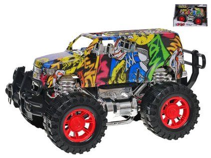 Auto off-road grafitti 24cm na setrvačník