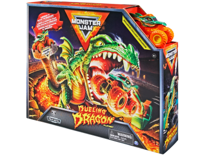 MONSTER JAM - Hrací set DUELING DRAGON, 1:64