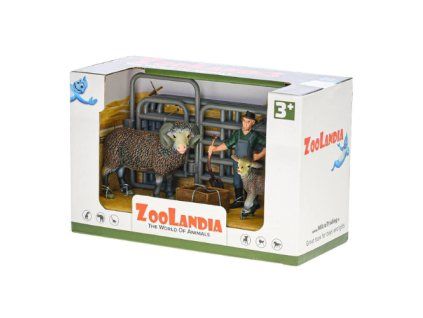 Farmář s beranem a jehňátkem - ZooLandia