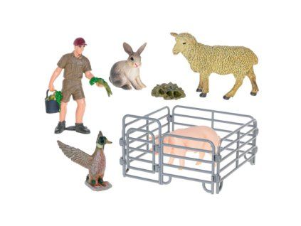 ZooLandia Farmář, ovce, prasnice, kačer a králík