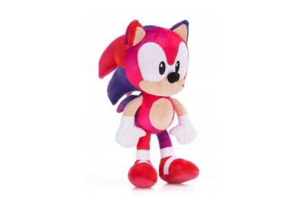 SONIC Gradient - ježek plyšový 30 cm - červený