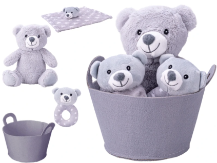 Baby set Medvídci v košíku 0+