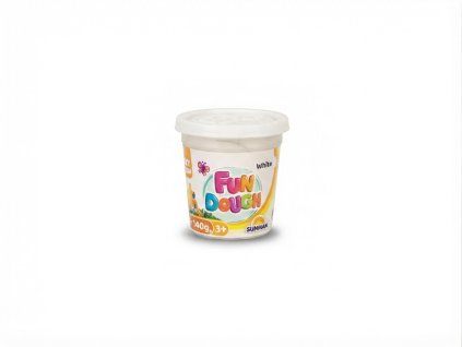 Kelímek modelíny 140 g - Fun Dough - bílá