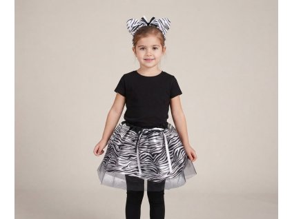 Dětský set na karneval -  Zebra 2 ks