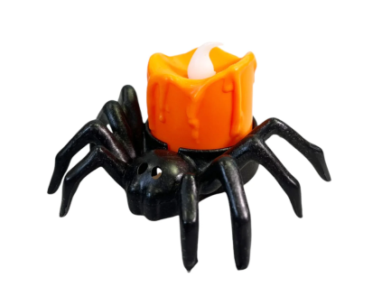 LED svíčka Pavouk Halloween