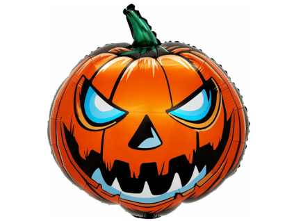 Fóliový balónek Halloween Dýně,  68 x 56 cm