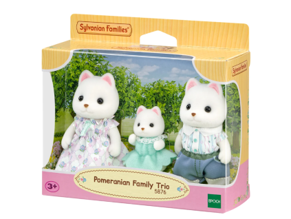Sylvanian Families - Rodina pejsků - pomořanský špic trio #5876