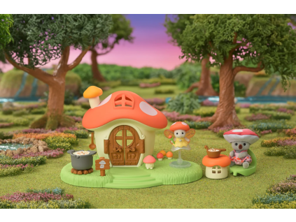 Sylvanian Families - Pohádkový houbový domeček s malou koalou a doplňky #5859