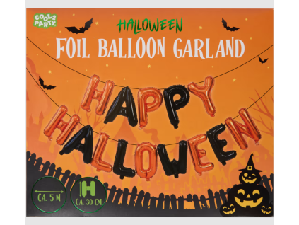 Balónková girlanda HAPPY HALLOWEEN - 5m