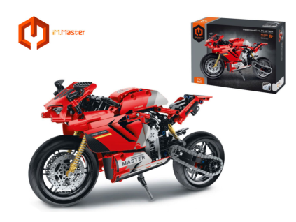 iM.Master Stavebnice Motorka červená - 557 dílků