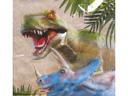 Papírové ubrousky DINO dinosaurus 20 ks