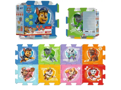 Paw Patrol - Pěnové puzzle 32x32cm - 8ks
