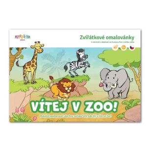 🦁🖍️ Zvířátkové omalovánky – Vítej v ZOO Zábavná sada omalovánek pro děti, která je zavede do světa zoologické zahrady....