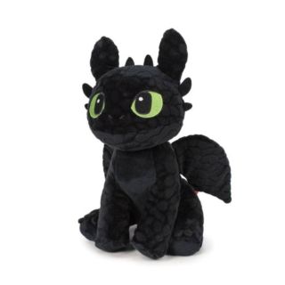 Plyšový drak Bezzubka (30 cm, sedící) ze série Jak vycvičit draka 3 je měkká a detailně zpracovaná hračka, která potěší...