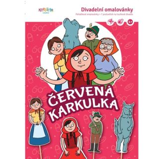 Divadelní omalovánky – Červená karkulka od značky Kresli.to kombinují klasické omalovánky s loutkovým divadlem. Obsahují...