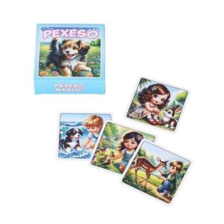 Pexeso Mazlíci v krabičce (modré provedení) je klasická paměťová hra v roztomilém designu, která potěší děti i dospělé....