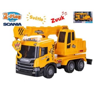 2-Play Traffic – Auto jeřáb Scania (54 cm) je detailně zpracovaný model nákladního auta s jeřábem, který potěší malé...