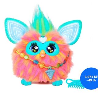 Furby korálový – Hasbro (CZ verze) je interaktivní plyšová hračka, která reaguje na doteky, zvuky i hlas. Tento roztomilý...