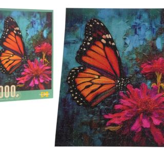 Puzzle Motýl – 1000 dílků (70 × 50 cm) je krásná skládačka, která potěší všechny milovníky puzzlí i přírody. Díky...