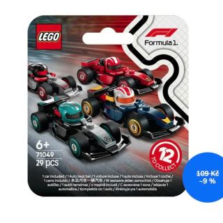 LEGO 71049 – Sběratelské závodní auto F1 je speciální stavebnice, která potěší fanoušky motorsportu i sběratele LEGO....