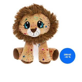 Star Sparkle – Lev plyšový sedící (24 cm) je roztomilý plyšák, který potěší malé i velké milovníky zvířat. Díky třpytivým...