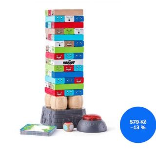 🧱 Woody – Věž elektronická hra s časovačem Elektronická věž je napínavá rodinná hra, která kombinuje klasické vytahování...