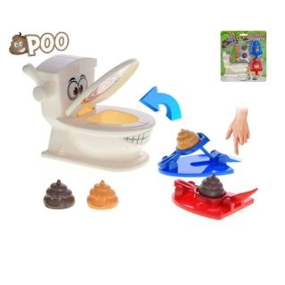 🚽💩 Poo hra – vystřelovací lejna s toaletou (9,5 × 8,5 cm) 🎀 Popis produktu Veselá stolní hra Poo – vystřelovací lejna s...