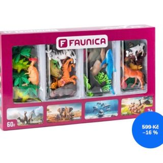 🌍🐾 Faunica – Planeta zvířat, figurky sada 4 světů 🎀 Popis produktu Sada Faunica – Planeta zvířat obsahuje figurky ze čtyř...