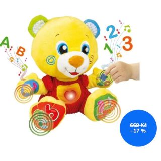 🧸 Interaktivní medvídek Lele se zvuky 🎀 Popis produktu Roztomilý interaktivní medvídek Lele je plyšový kamarád, který umí...