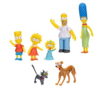 🍩👨‍👩‍👧 The Simpsons – figurky multipack (7 ks, 6 cm) 🎀 Popis produktu Sada The Simpsons – multipack obsahuje 7 figurek...