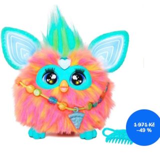 🧡 Furby korálový – Hasbro (CZ verze) 🎀 Popis produktu Interaktivní Furby v korálové barvě od značky Hasbro v české verzi...