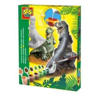 🦕 Staň se malým paleontologem a umělcem v jednom! S kreativní sadou Odlévání a malování – T‑Rex můžeš odlévat své vlastní...