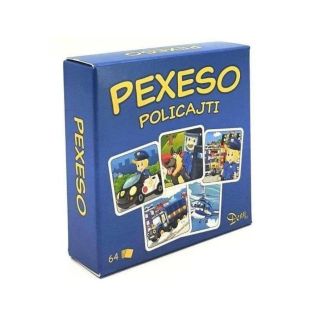 👮‍♂️🧠 PEXESO – POLICISTÉ (64 KS) 🧠👮‍♀️ Klasická paměťová hra s policejní tématikou! 🚓 Pexeso s 64 kartami plné různých...