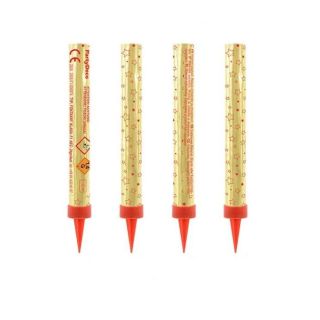 🎂✨ FONTÁNA NA DORT – ZLATÁ (4 ks, 12 cm) ✨🎂 Oslava dostane úplně jiný lesk! 🎉 Tato zlatá dortová fontána ve čtyřech kusech...