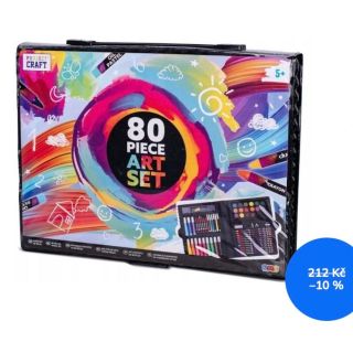 🎨✨ Kreativita na cestách! Naše malovací sada 80 ks v praktickém kufříku je snem každého malého i velkého umělce. Pastelky,...