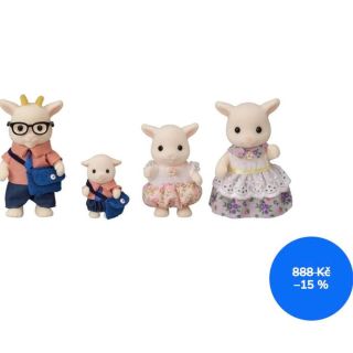 💛 Další milá rodina do světa Sylvanian Families! Představujeme rodinu koz, která vnese do každé Sylvanian vesničky pohodu,...