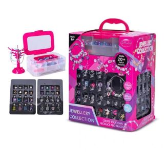 ✨ VÝROBNÍ SADA NÁRAMKŮ SE ŠPERKOVNICÍ ✨ Prodám kreativní výrobní sadu náramků se šperkovnicí – skvělou pro malé tvořivé...