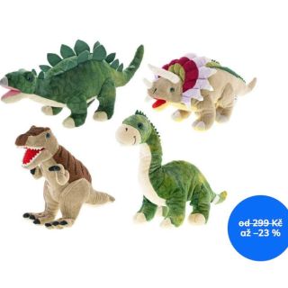 🦖 PLYŠOVÝ DINOSAURUS – 36 CM (4 DRUHY) 🦖 Prodám plyšového dinosaura o velikosti cca 36 cm – k dispozici ve 4 různých...