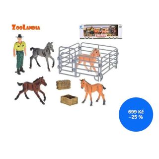 🐴 ZOOLANDIA – FARMÁŘ S HŘÍBATY A DOPLŇKY 🐴 Prodám sadu Zoolandia – farmář se dvěma hříbaty a doplňky, která přináší...