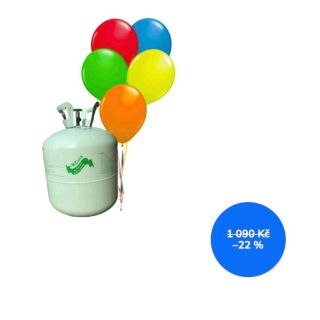 🎈 HELIUM NA 30 BALÓNKŮ 🎈 Perfektní helium pro nafouknutí až 30 balónků – ideální pro oslavy, narozeniny, párty nebo...