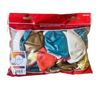 🎈 PYTEL 50 KS LATEXOVÝCH BALÓNKŮ – PERLEŤOVÉ (28 CM) 🎈 Skvělá sada 50 klasických latexových balónků v krásném perleťovém...