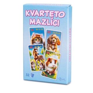 🃏 KARTY KVARTETO – MAZLÍCI (32 KS) 🃏 Klasické kvarteto s motivy mazlíčků, které zabaví děti i dospělé! 🐾✨ ✨ 32 karet s...