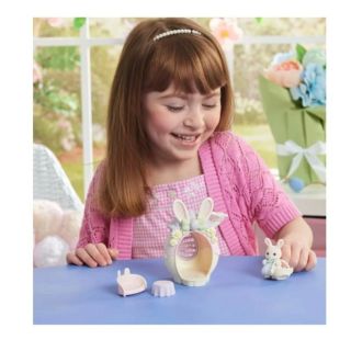 🌷🐰 SYLVANIAN FAMILIES – VELIKONOČNÍ VAJÍČKO S KRÁLÍČKEM 🐰🌷 Roztomilá sada s velikonočním vajíčkem a figurkou králíčka ze...