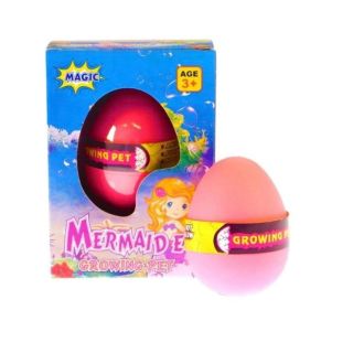 🧜‍♀️ MOŘSKÁ PANNA – LÍHNOUCÍ A ROSTOUCÍ VE VAJÍČKU 🐚✨ Kouzelná mořská panna, která se vylíhne a postupně zvětšuje ve vodě...